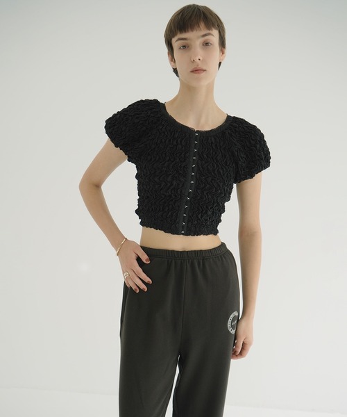 CLANE クラネ　CLANE SHEER PUFF TOPS CLANE(クラネ)】シアーパフトップス / SHEER PUFF TOPS 10122-4182