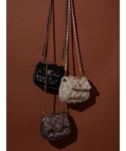 snidel チェーンミニバッグ SNIDEL ショルダーバッグ バッグ チェーンミニバッグ レディース
