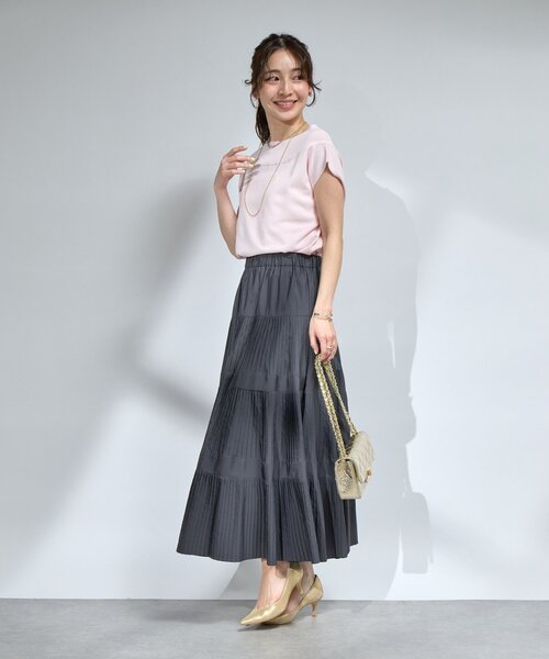 La boutique Bonbon スカート 「新色登場！3サイズ展開あり」3段
