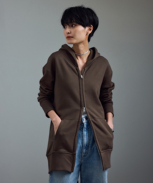 パーカー 「Americana（アメリカーナ） for SALON」別注ジップフーディー レディース AMERICANA パーカー 「Americana（アメリカーナ） for SALON