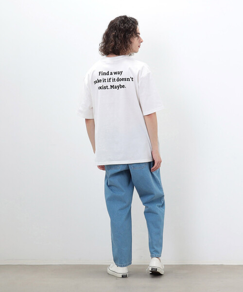 「Purple&Yellow」 半袖Tシャツ MEDIUM ホワイト メンズ