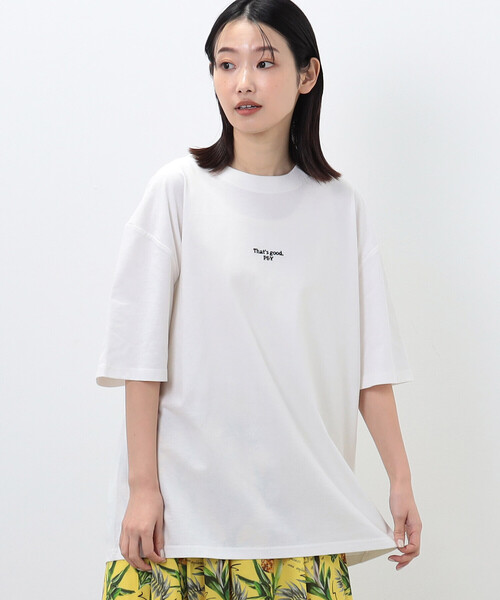 「Purple&Yellow」 半袖Tシャツ MEDIUM ホワイト メンズ