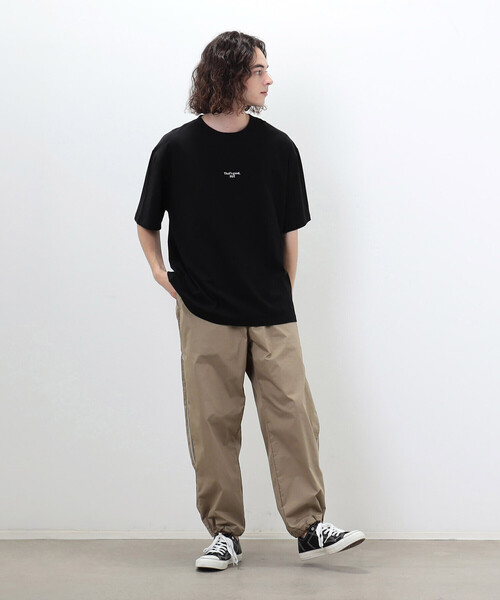 「Purple&Yellow」 半袖Tシャツ MEDIUM ホワイト メンズ