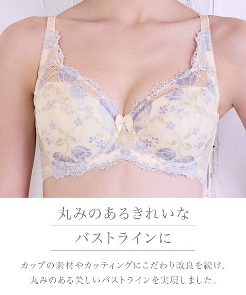 ニッセン（nissen） ブラジャー 脇高フルカップブラジャー