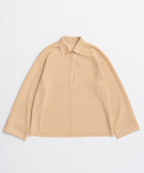 MAISON SPECIAL（メゾンスペシャル） tシャツ Sheer Mesh Collar