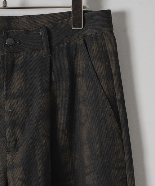 「Casper John」 加工デニムパンツ MEDIUM ブラック メンズ