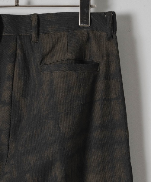 「Casper John」 加工デニムパンツ MEDIUM ブラック メンズ