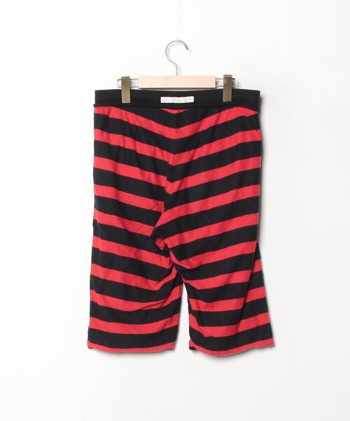 「AlexanderLeeChang」 ボーダー柄ハーフパンツ 2 レッド メンズ_画像2