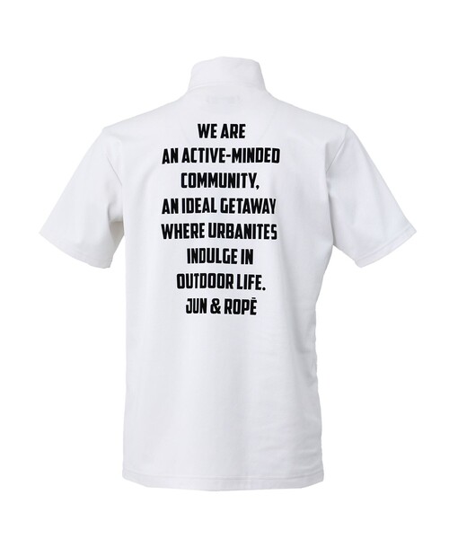 JUN&ROPE'（ジュンアンドロペ） tシャツ 「UV」バックプリントハーフ