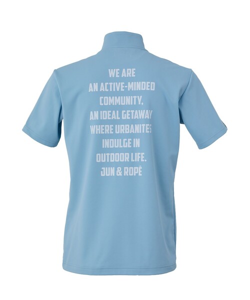 JUN&ROPE'（ジュンアンドロペ） tシャツ 「UV」バックプリントハーフ