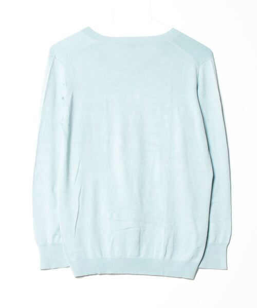 23区（ニジュウサンク） Vネックニット 38 ブルー レディース