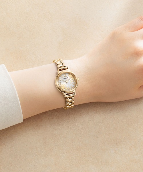 wicca（ウィッカ） 腕時計 ソーラーテック 「キンモクセイ」をモチーフ