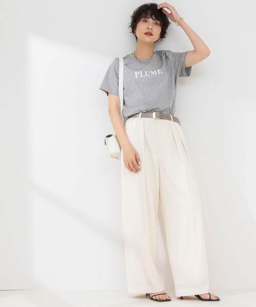 「NOLLEY'S Sophi」 半袖Tシャツ 38 グレー レディース_画像3