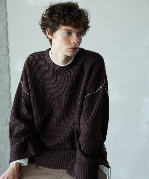 やんぞ卍ニット ステッチドルマンニット - CLOVE - CLOVE｜YAMADAYA STORE