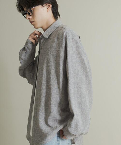 SENSE OF PLACE by URBAN RESEARCH シャツ ライトツイード