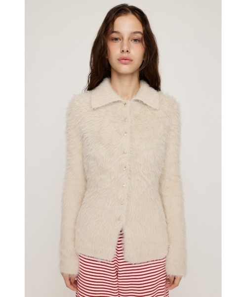 SLY（スライ） カーディガン WAIST SHAPE KNIT TOPS ウエストシェイプ
