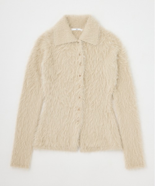 SLY（スライ） カーディガン WAIST SHAPE KNIT TOPS ウエストシェイプ