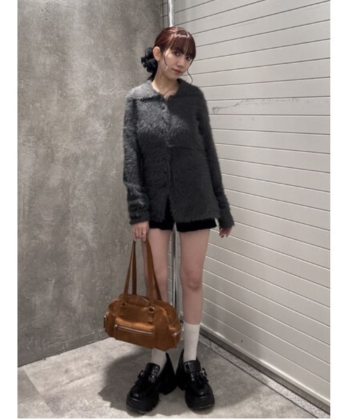 SLY（スライ） カーディガン WAIST SHAPE KNIT TOPS ウエストシェイプ