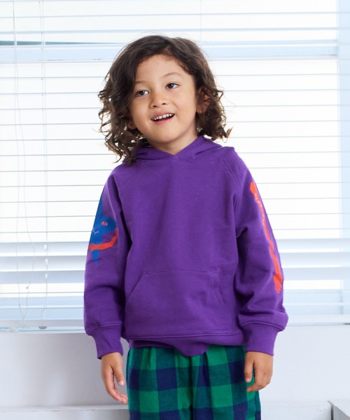 MARKEY'S（マーキーズ） パーカー ソデプリントパーカー キッズ 子供服