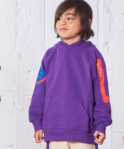MARKEY'S（マーキーズ） パーカー ソデプリントパーカー キッズ 子供服