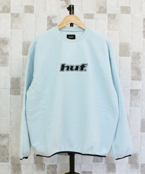 HUF（ハフ） トレーナー スウェット Hドットポーラーフリースクルー