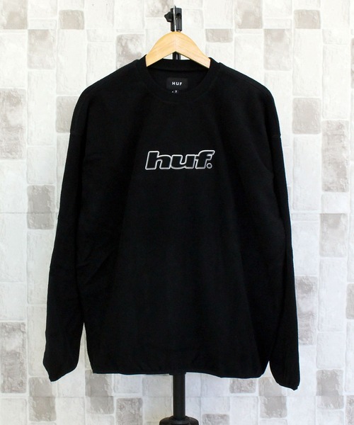 HUF（ハフ） トレーナー スウェット Hドットポーラーフリースクルー