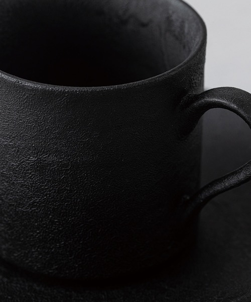 タンブラー 黒墨 コーヒーカップ＆ソーサー 「ストレート」_3