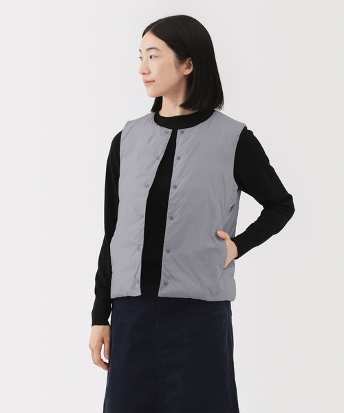 無印良品（MUJI） ダウンベスト ベスト 婦人 軽量ダウンポケッタブル