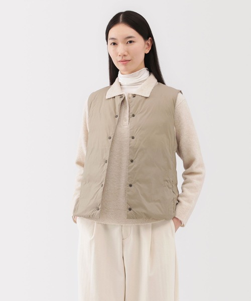 無印良品（MUJI） ダウンベスト ベスト 婦人 軽量ダウンポケッタブル