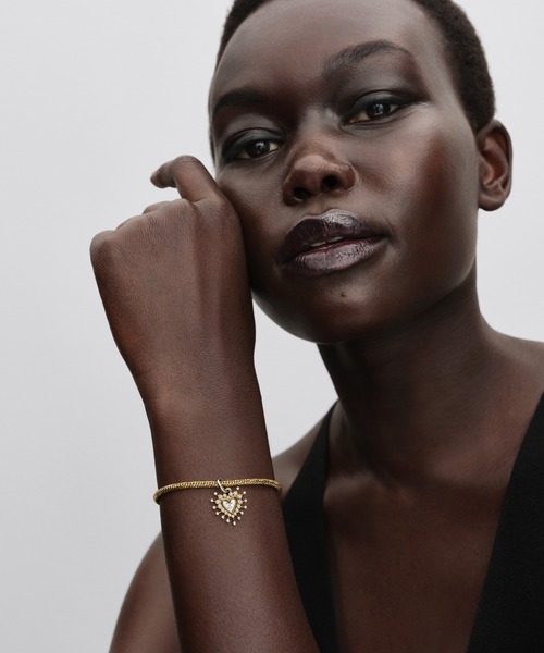 PANDORA（パンドラ） チャーム ラディアントハート ダブル ダングル