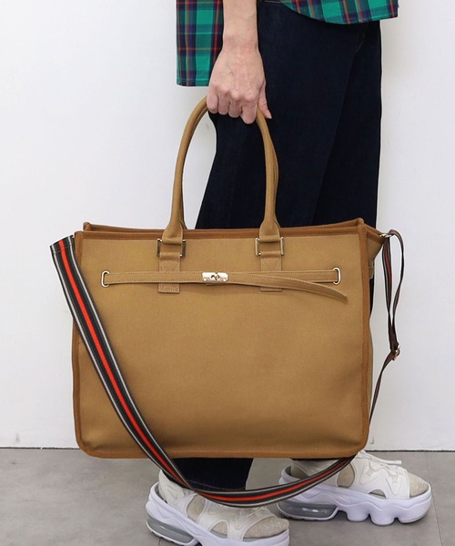 「SMIR NASLI」 2WAYバッグ 9 ダークグレー レディース_画像9