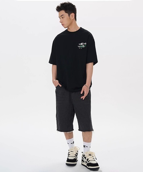 「HARSH AND CRUEL」 半袖Tシャツ M ホワイト メンズ_画像3