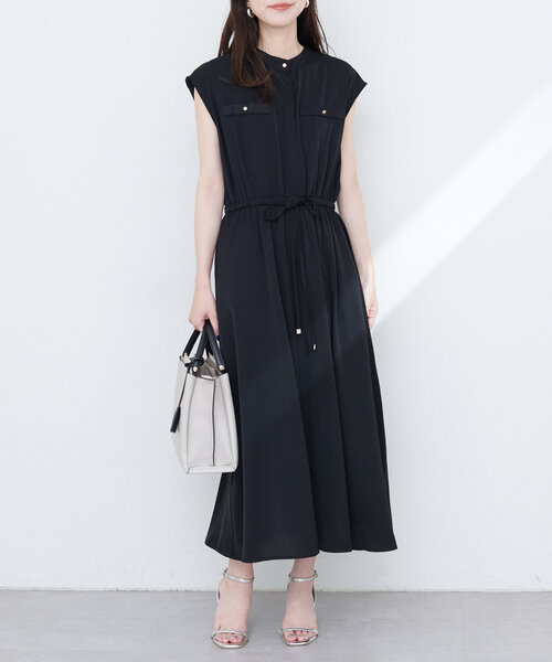 「natural couture」 半袖ワンピース FREE サックスブルー レディース_画像5