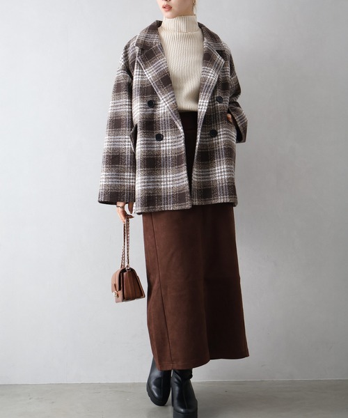 SpRay（スプレイ） コート アウター チェックBIGジャケット