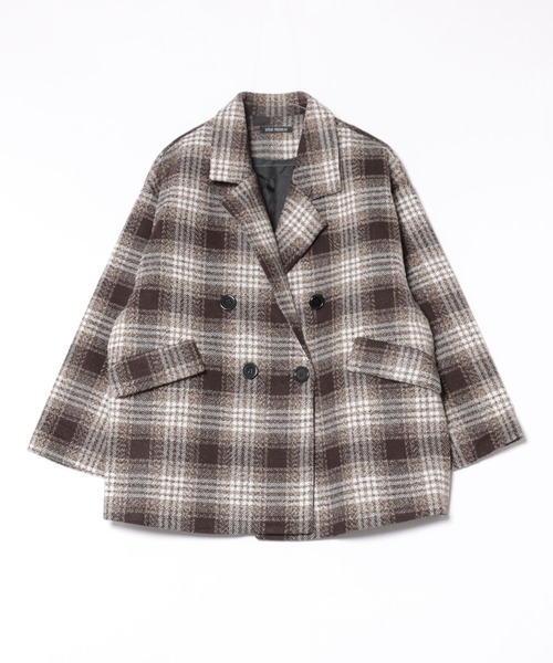SpRay（スプレイ） コート アウター チェックBIGジャケット
