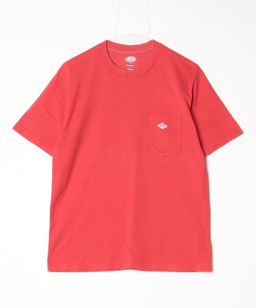 DANTON 赤 半袖シャツ Danton（ダントン） 半袖Tシャツ FREE レッド レディース : ZOZOTOWN
