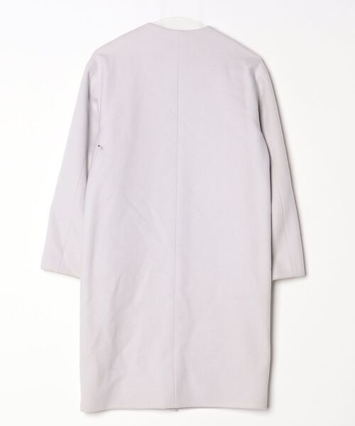 BEAUTY＆YOUTH UNITED ARROWS ノーカラーコート SMALL パープル