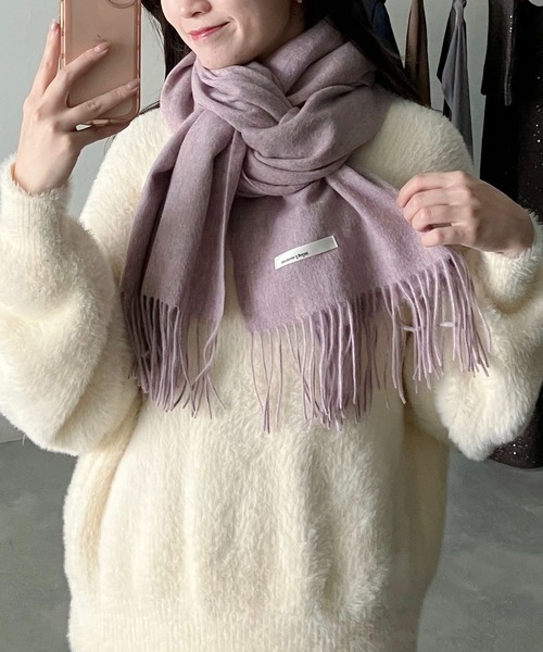 mysty woman（ミスティウーマン） マフラー ストール メランジパステル