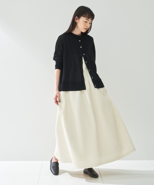 「Libra Cue」 ニットカーディガン FREE レッド レディース_画像9