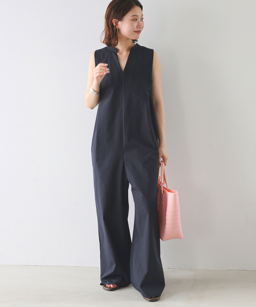 solbe iena オールインワン　ネイビー SLOBE IENA（スローブイエナ） オールインワン 36 ネイビー レディース