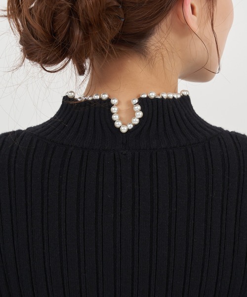 「ROYAL PARTY」 長袖ニット FREE ブラック レディース_画像8