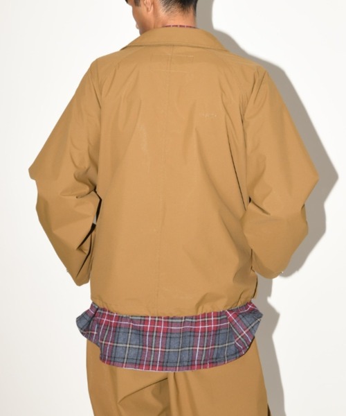 「SUPERTHANKS」 ステンカラーコート S ブラック メンズ_画像5