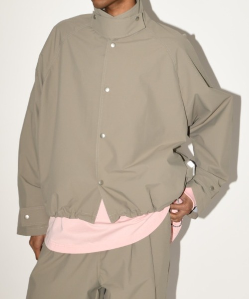 「SUPERTHANKS」 ステンカラーコート S ブラック メンズ_画像6