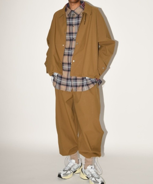 「SUPERTHANKS」 ステンカラーコート S ブラック メンズ_画像8