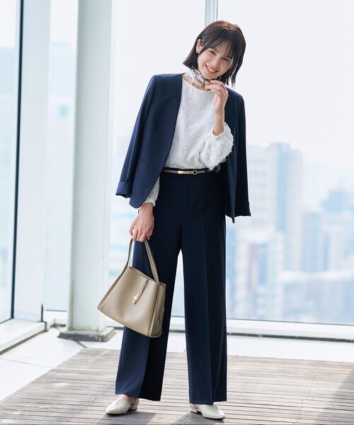 専用【INDIVI】　パンツスーツ　パンツセットアップ　ジャケット　スラックス INDIVI（インディヴィ） セレモニースーツ スラックス パンツ 入学式