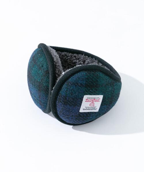 ハリスツイード耳のしろくまさん HARRIS TWEED（ハリスツイード） 耳当て イヤーマフ HARRIS TWEED