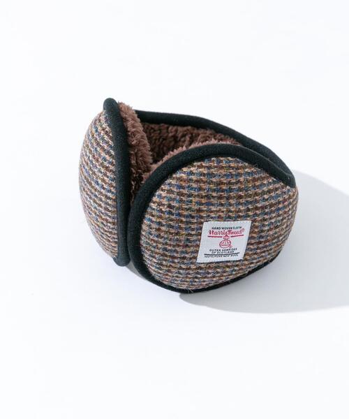 ハリスツイード耳のしろくまさん HARRIS TWEED（ハリスツイード） 耳当て イヤーマフ HARRIS TWEED