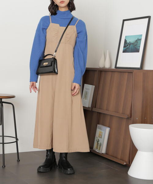 「FREE'S MART」 キャミソールワンピース SMALL ブラック レディース_画像6