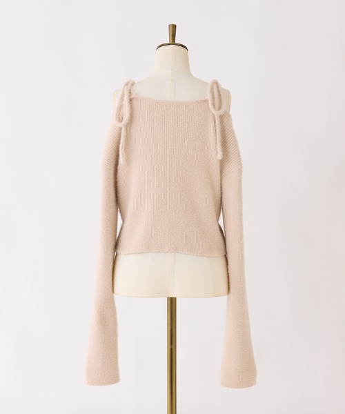 「Seemi. byNICECLAUP」 長袖ニット FREE ブラック レディース_画像2