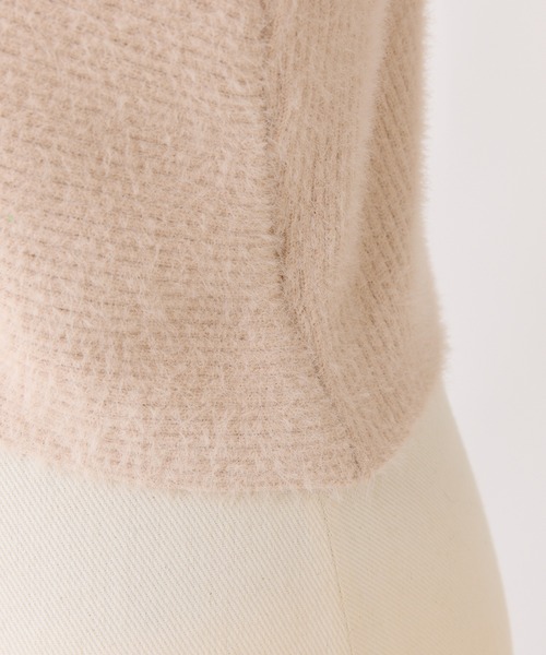 「Seemi. byNICECLAUP」 長袖ニット FREE ブラック レディース_画像6